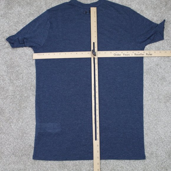 Under Armour Threadborne Shirt NWT Mens Small Blue Loose Fit Heatgear Polyester - Picture 9 of 11